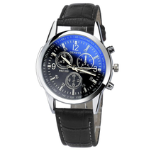 Load image into Gallery viewer, Mens Watches Top Brand Luxury Faux Leather Analog Watch Wristwatch Mujer Relojes Waterproof Relogio Montre Homme seodoctoronline
